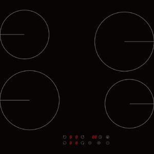 موقد كهربائي مورّيسوني – سطح زجاجي أسود